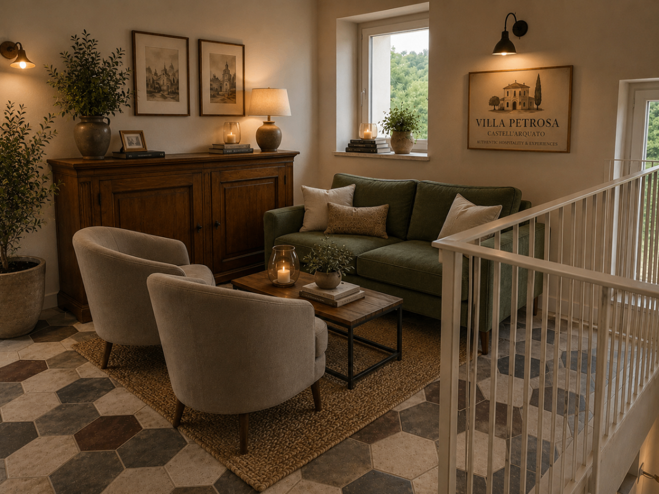 Salottino comune delle camere de Il Relais